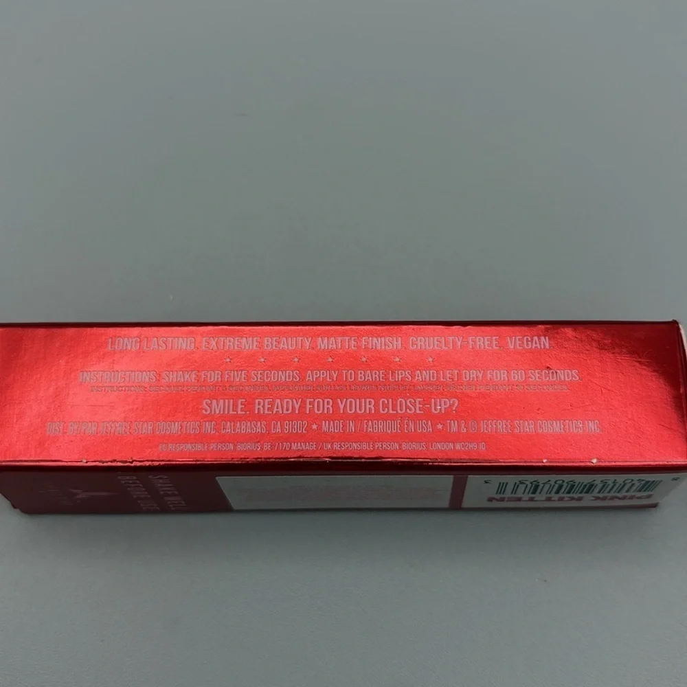 JEFFREE STAR COSMETICS NIB Velour Liquid Lipstick PINK KITTEN Fuchsia Sparkles